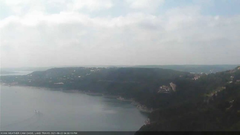 Lake Travis webcam, June 22, 2021 4:00 PM CT