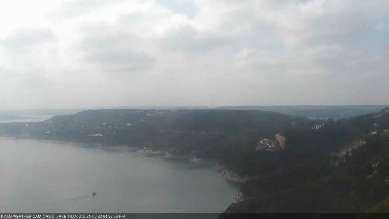 Lake Travis webcam, June 22, 2021 4:25 PM CT