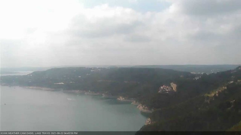 Lake Travis webcam, June 22, 2021 4:45 PM CT