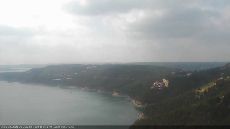Lake Travis webcam, June 22, 2021 5:00 PM CT