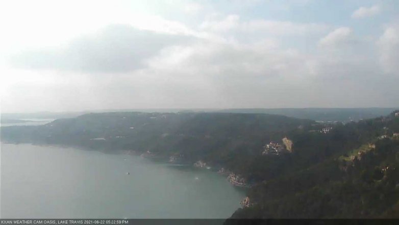 Lake Travis webcam, June 22, 2021 5:25 PM CT
