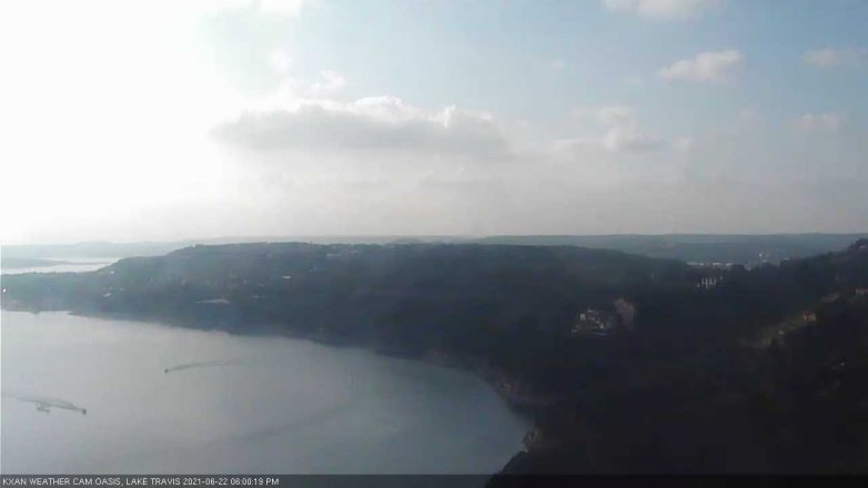 Lake Travis webcam, June 22, 2021 6:00 PM CT