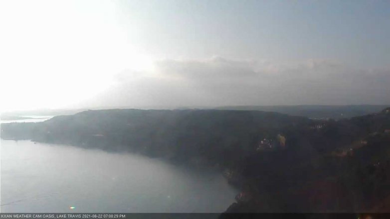 Lake Travis webcam, June 22, 2021 7:00 PM CT