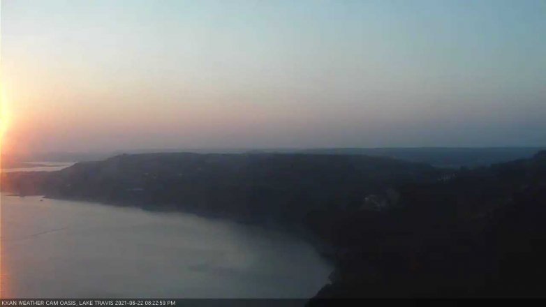 Lake Travis webcam, June 22, 2021 8:25 PM CT