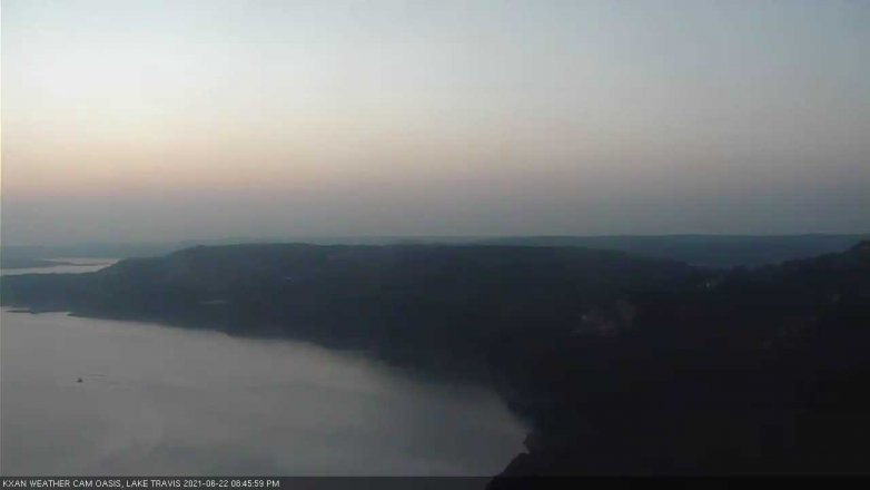 Lake Travis webcam, June 22, 2021 8:45 PM CT
