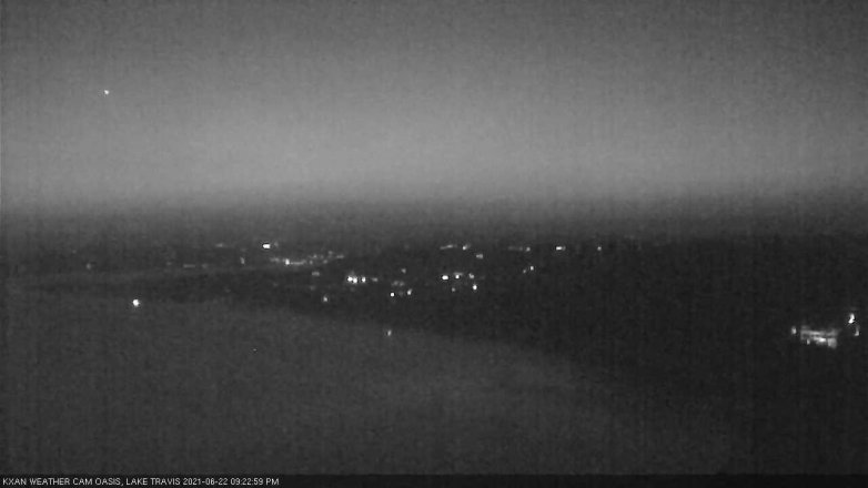 Lake Travis webcam, June 22, 2021 9:25 PM CT