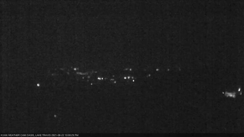 Lake Travis webcam, June 22, 2021 10:00 PM CT