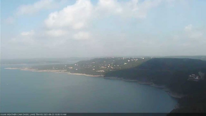 Lake Travis webcam, June 23, 2021 10:00 AM CT