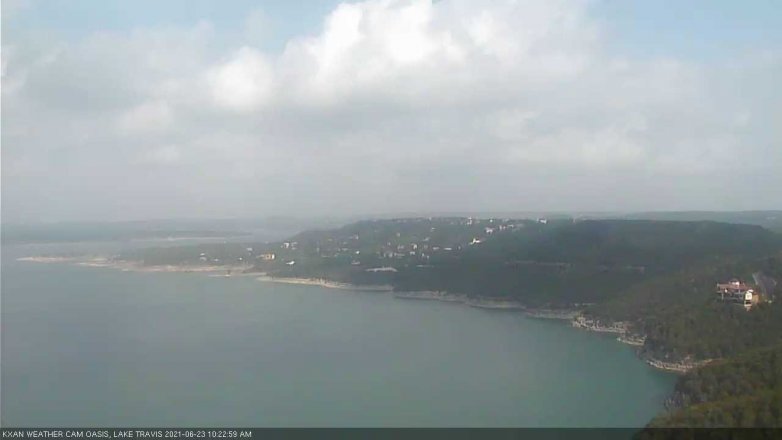 Lake Travis webcam, June 23, 2021 10:25 AM CT