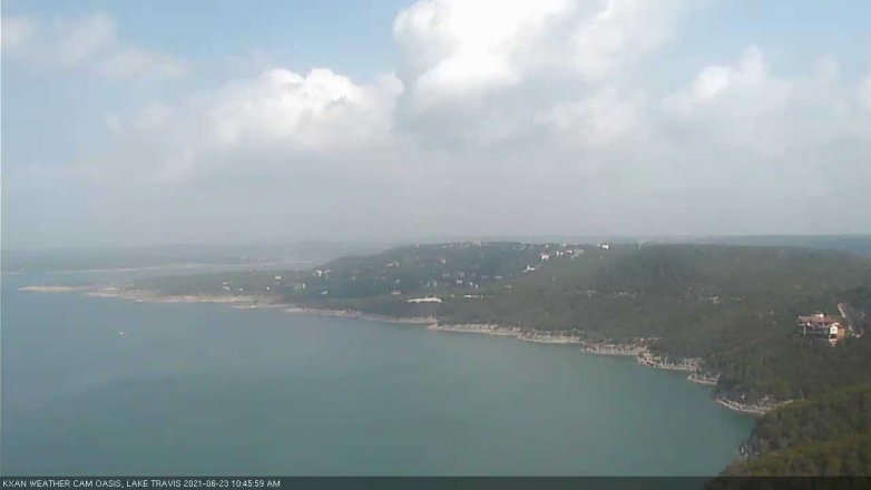 Lake Travis webcam, June 23, 2021 10:45 AM CT