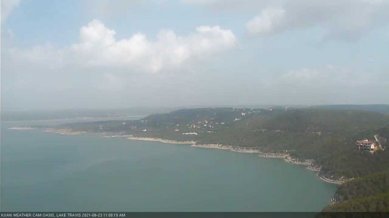 Lake Travis webcam, June 23, 2021 11:00 AM CT