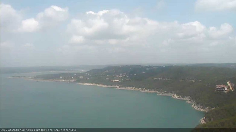 Lake Travis webcam, June 23, 2021 12:25 PM CT