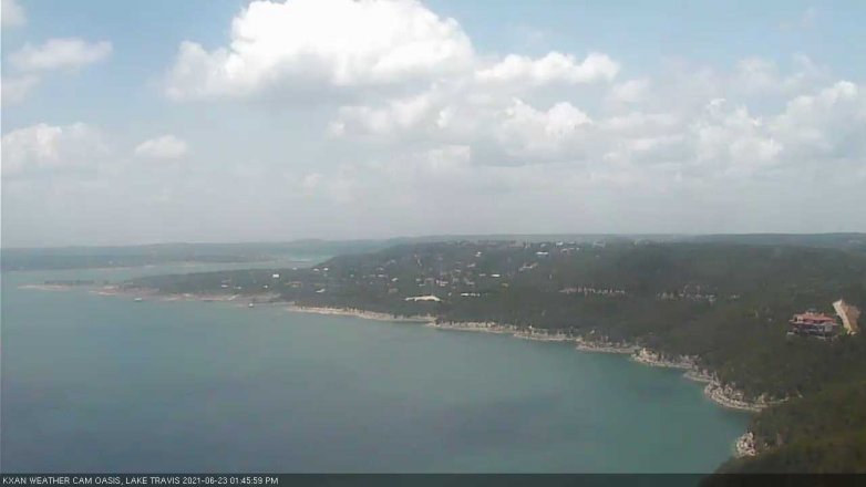 Lake Travis webcam, June 23, 2021 1:45 PM CT