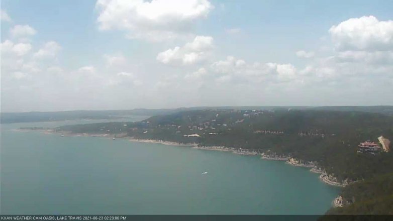 Lake Travis webcam, June 23, 2021 2:25 PM CT