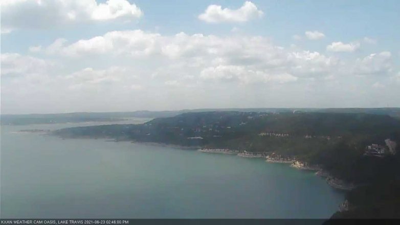 Lake Travis webcam, June 23, 2021 2:45 PM CT