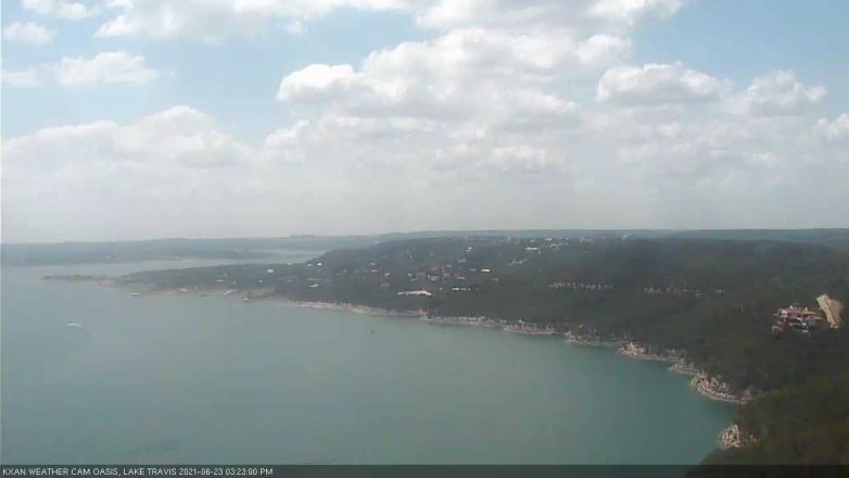 Lake Travis webcam, June 23, 2021 3:25 PM CT