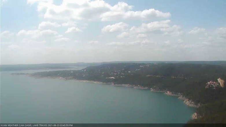 Lake Travis webcam, June 23, 2021 3:45 PM CT