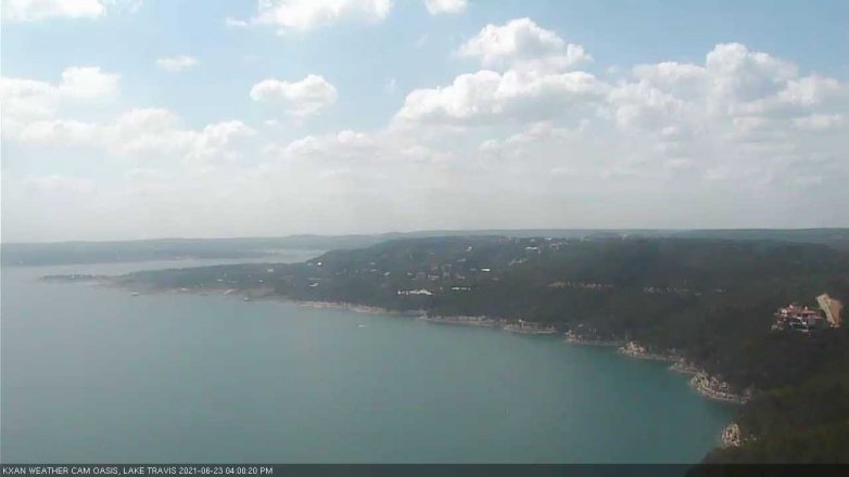 Lake Travis webcam, June 23, 2021 4:00 PM CT