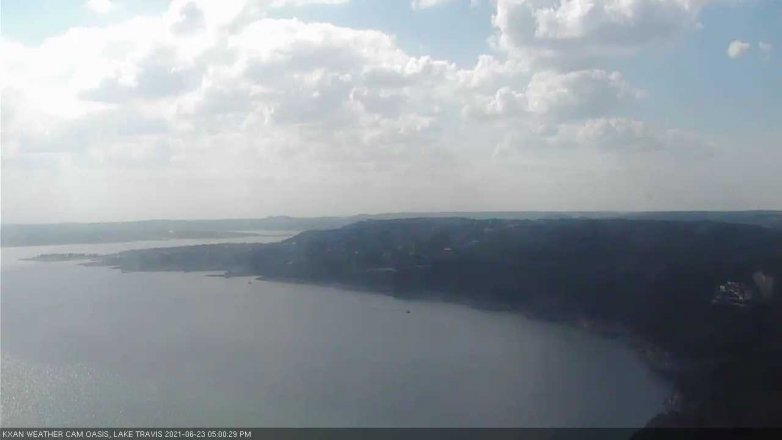 Lake Travis webcam, June 23, 2021 5:00 PM CT