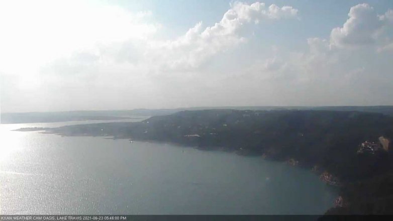 Lake Travis webcam, June 23, 2021 5:45 PM CT