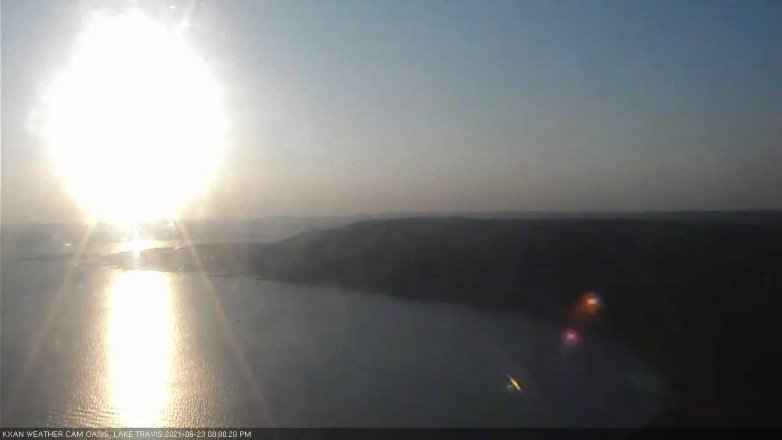 Lake Travis webcam, June 23, 2021 8:00 PM CT