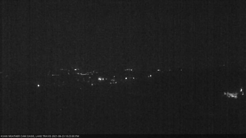Lake Travis webcam, June 23, 2021 10:25 PM CT