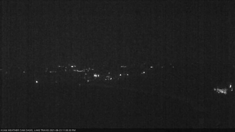 Lake Travis webcam, June 23, 2021 11:00 PM CT