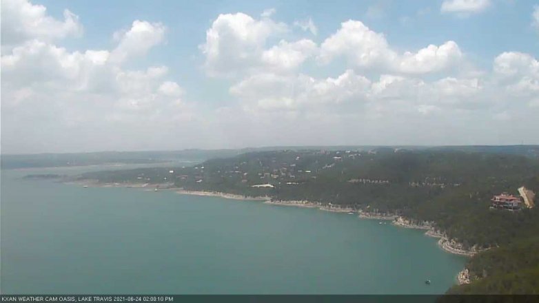 Lake Travis webcam, June 24, 2021 2:00 PM CT