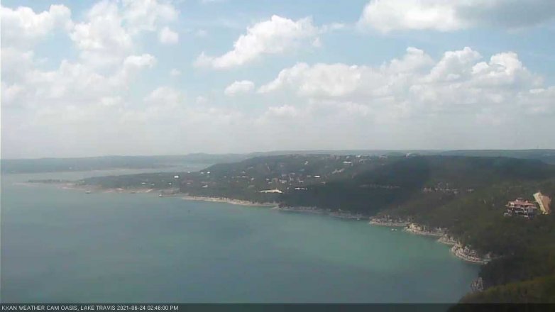Lake Travis webcam, June 24, 2021 2:45 PM CT