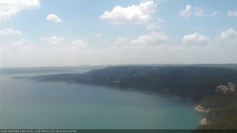 Lake Travis webcam, June 24, 2021 3:25 PM CT