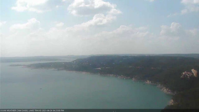 Lake Travis webcam, June 24, 2021 4:25 PM CT