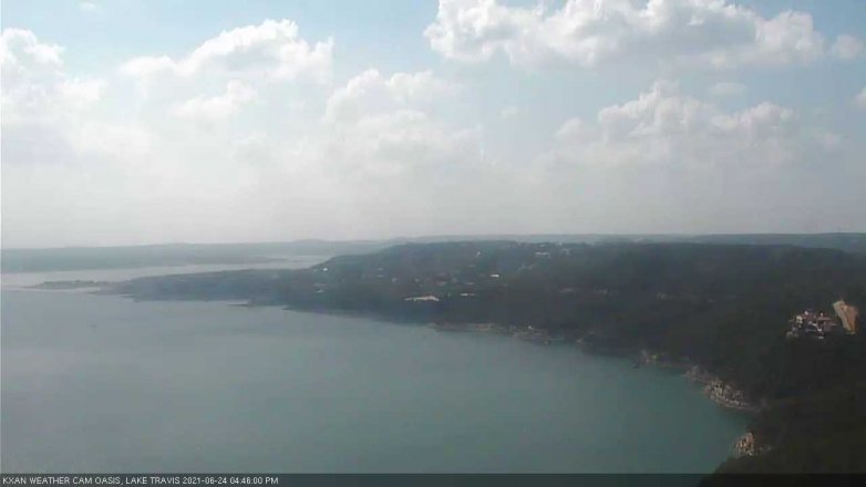 Lake Travis webcam, June 24, 2021 4:45 PM CT