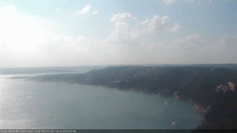 Lake Travis webcam, June 24, 2021 5:25 PM CT