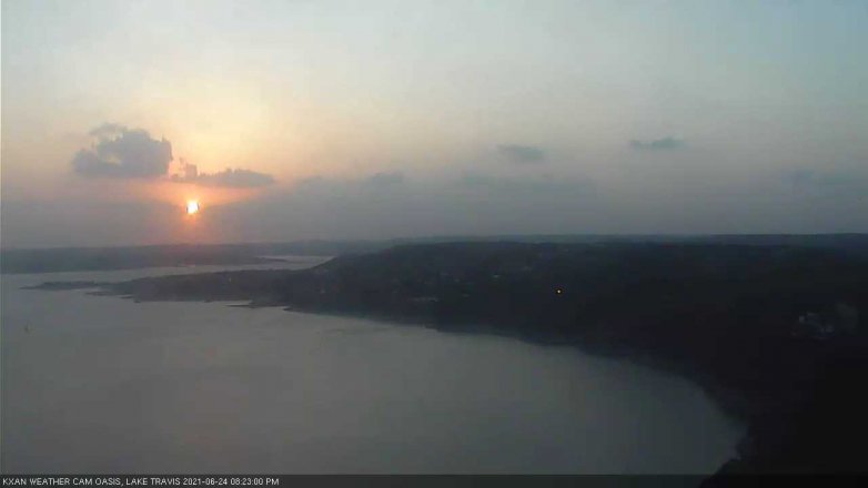 Lake Travis webcam, June 24, 2021 8:25 PM CT