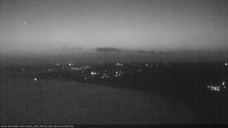 Lake Travis webcam, June 24, 2021 9:25 PM CT