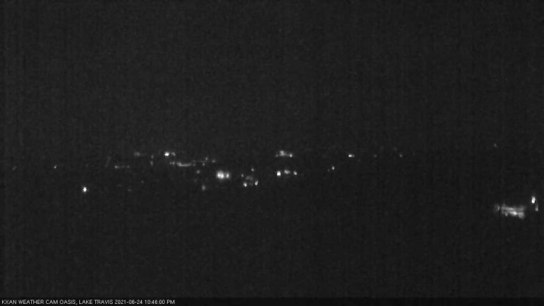 Lake Travis webcam, June 24, 2021 10:45 PM CT