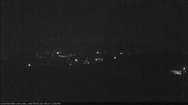 Lake Travis webcam, June 24, 2021 11:25 PM CT