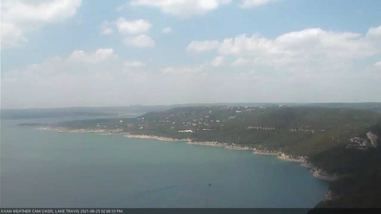 Lake Travis webcam, June 25, 2021 2:00 PM CT
