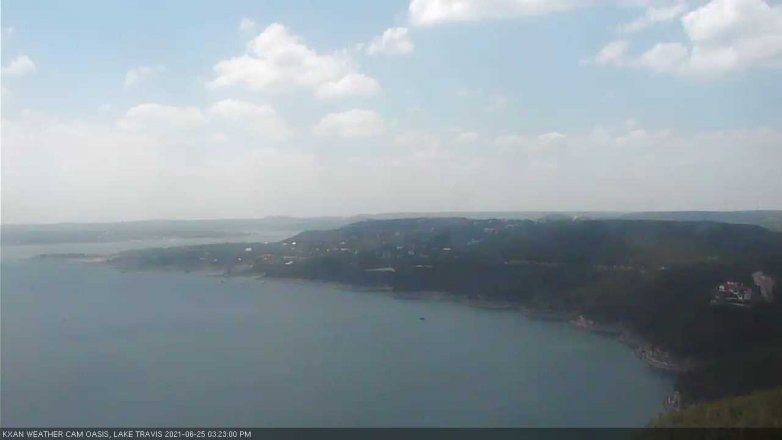 Lake Travis webcam, June 25, 2021 3:25 PM CT