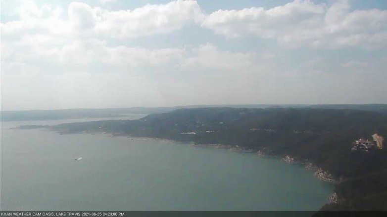 Lake Travis webcam, June 25, 2021 4:25 PM CT
