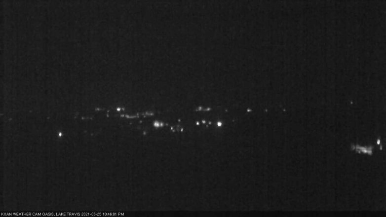 Lake Travis webcam, June 25, 2021 10:45 PM CT