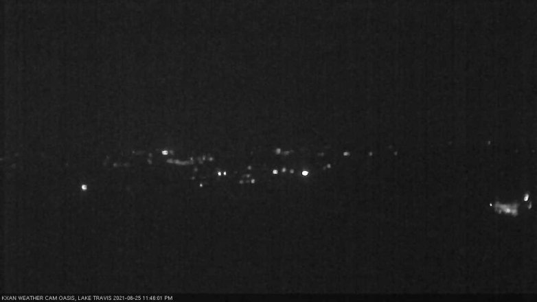 Lake Travis webcam, June 25, 2021 11:45 PM CT