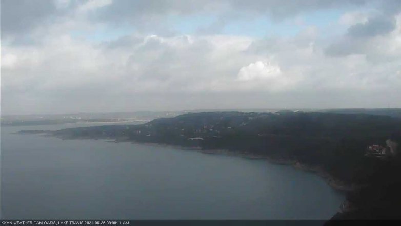 Lake Travis webcam, June 26, 2021 9:00 AM CT