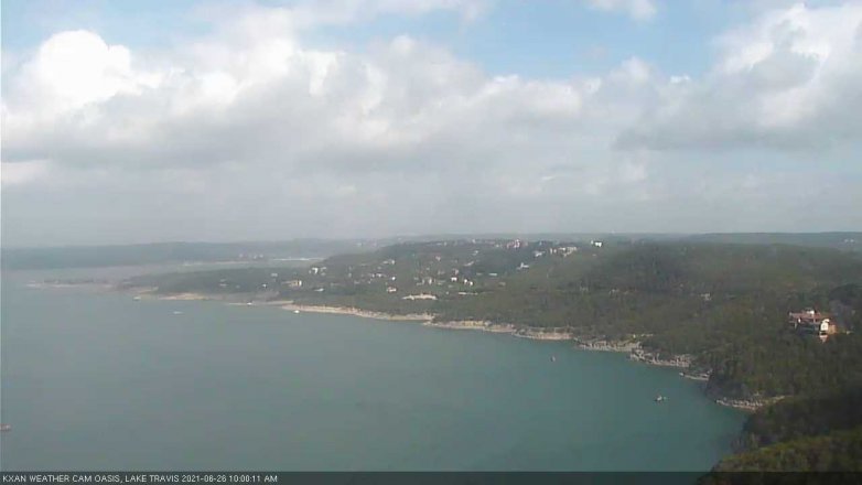 Lake Travis webcam, June 26, 2021 10:00 AM CT