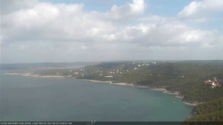 Lake Travis webcam, June 26, 2021 10:45 AM CT