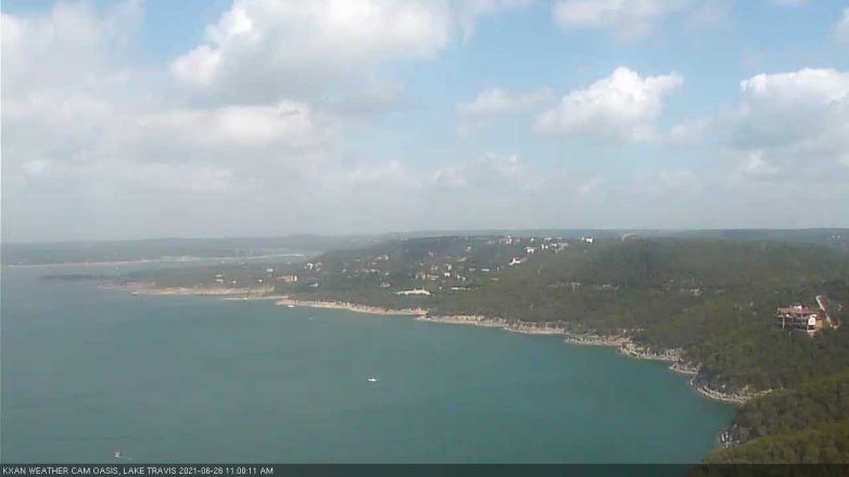 Lake Travis webcam, June 26, 2021 11:00 AM CT