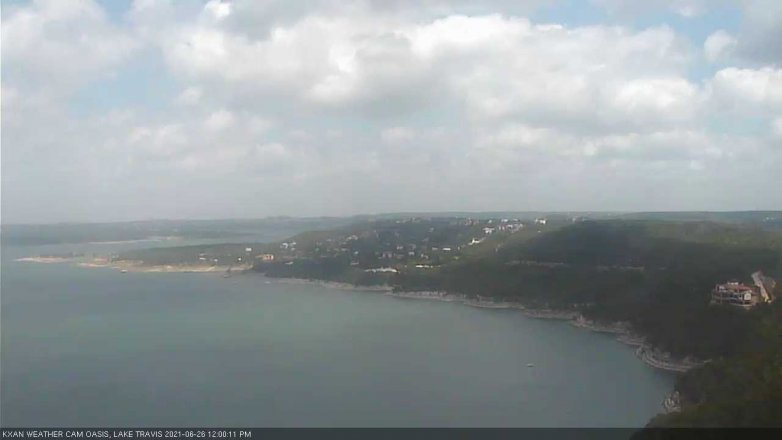 Lake Travis webcam, June 26, 2021 12:00 PM CT