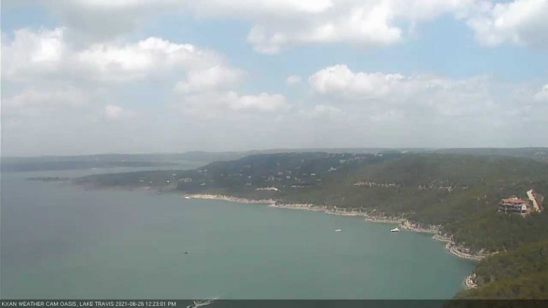 Lake Travis webcam, June 26, 2021 12:25 PM CT