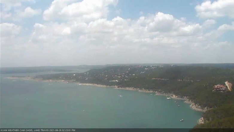 Lake Travis webcam, June 26, 2021 2:25 PM CT