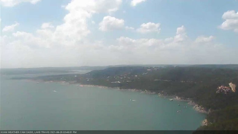 Lake Travis webcam, June 26, 2021 3:45 PM CT
